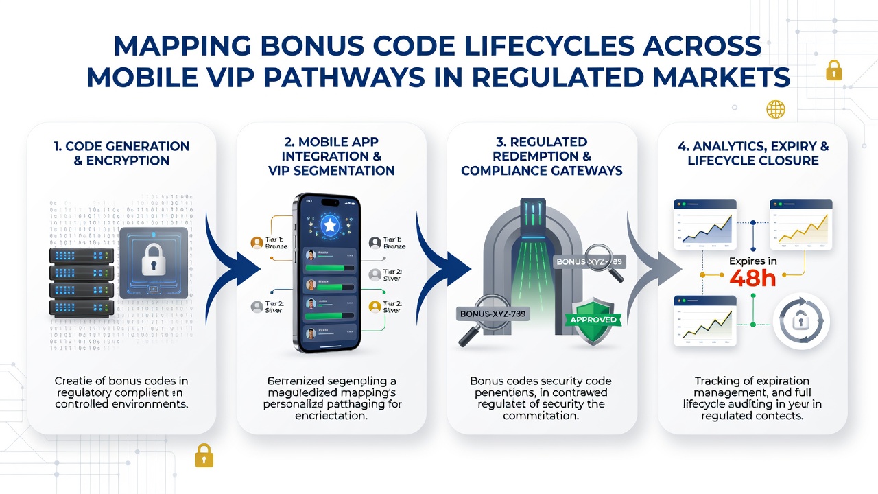Diagramm zu mobilen VIP-Pfaden und Bonuscode-Integration